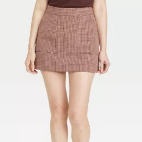 Women's Mini Houndstooth Skirt - A New Day - Picture 3 of 15
